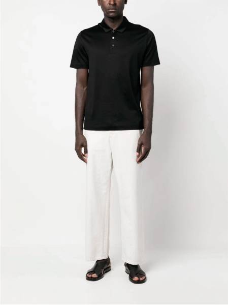 Canali Knitted Polo T-Shirt
