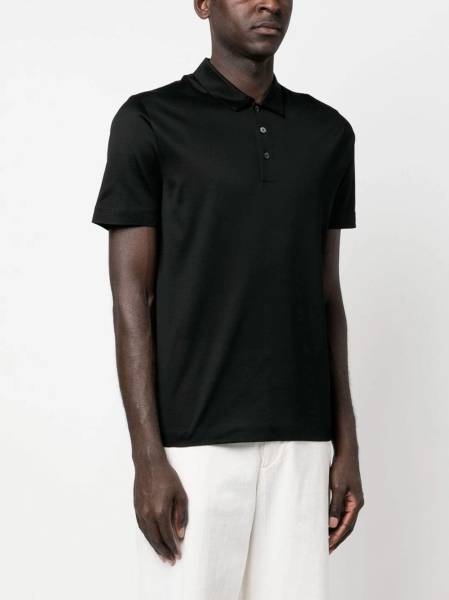 Canali Knitted Polo T-Shirt