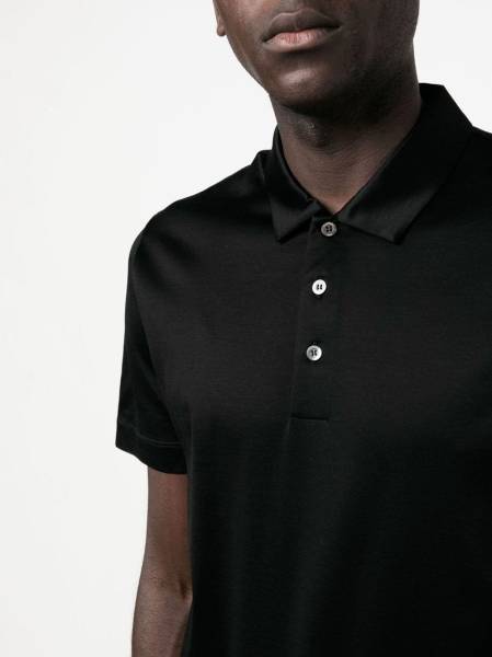 Canali Knitted Polo T-Shirt