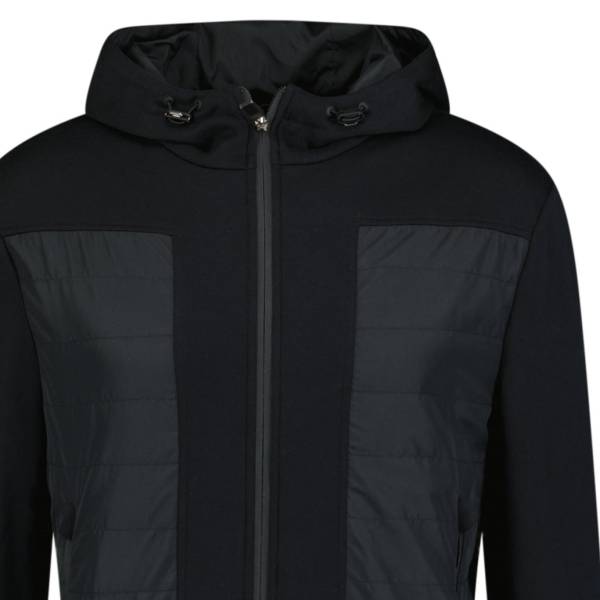 Canali Black Edition Tonal Hooded Hi-Tech Jacket