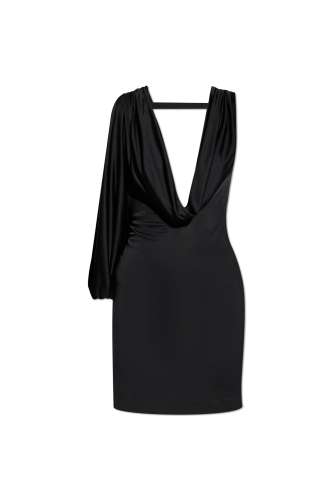 DSQUARED2 Black Draped Dress