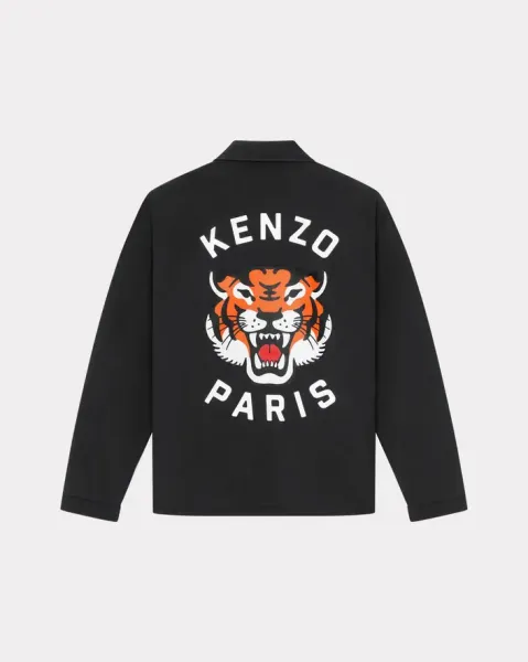 KENZO Lucky Tiger Quilted Coach Jacket