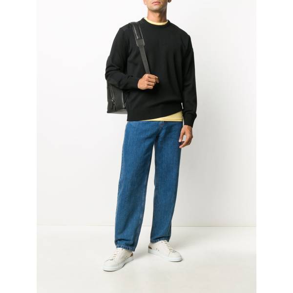 Paul & Shark Crew Neck Embroidered Logo Sweater