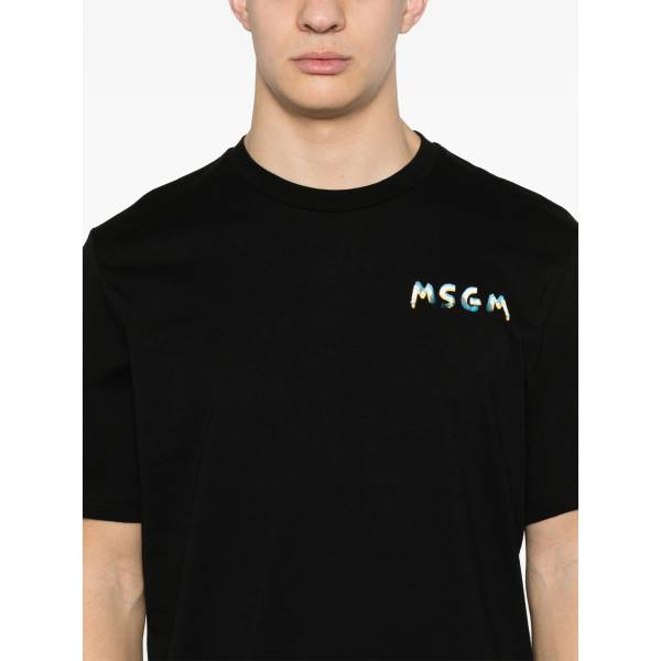 MSGM Logo-Print T-Shirt
