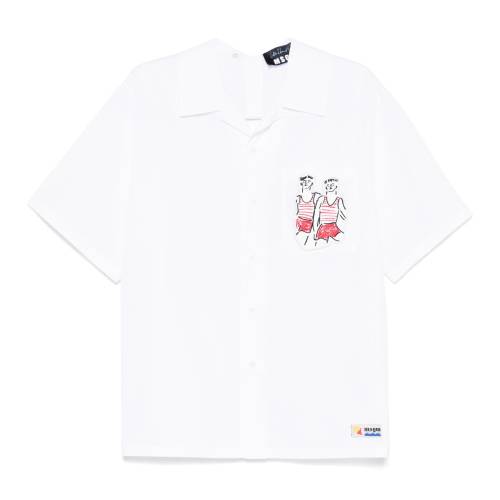 MSGM X Luke Edward Hall Sailors in Love Patch Shirt