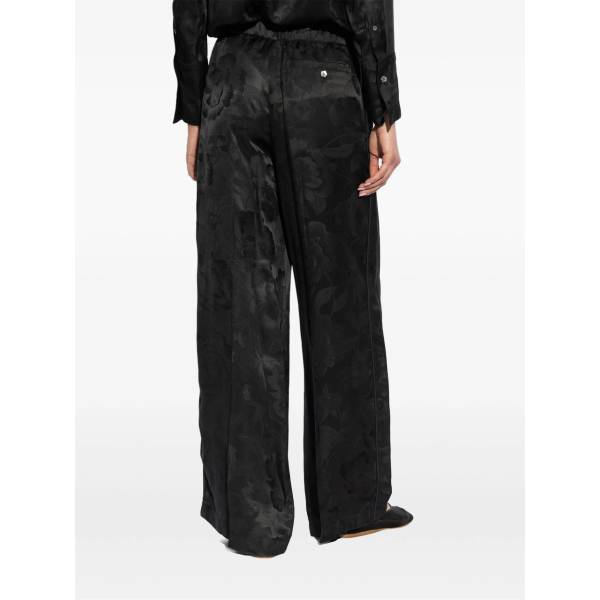 KENZO Silk-Blend Straight Pants