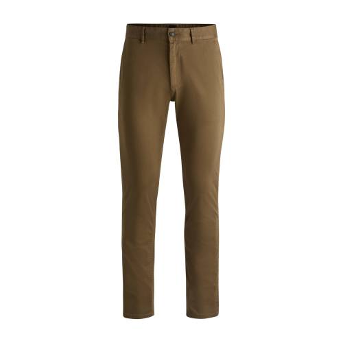 BOSS Mid-Rise Stretch-Cotton Chinos