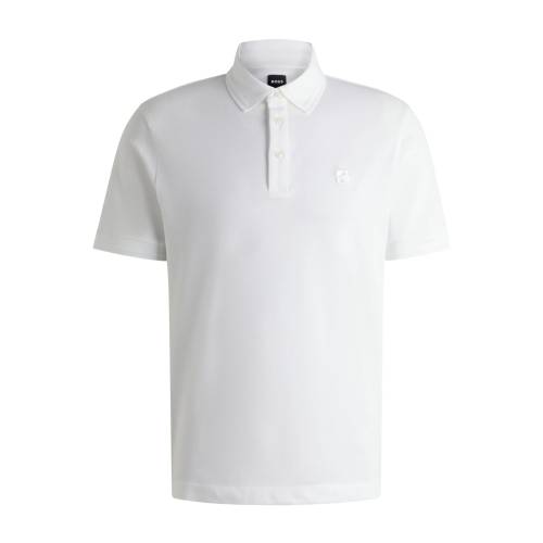 BOSS Double B Monogram Piqué Polo Shirt