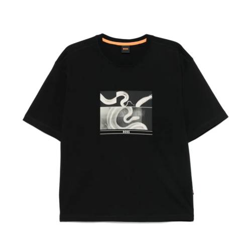 BOSS Snake-Print T-Shirt
