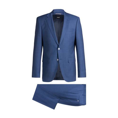 Slim-Fit Suit in Micro-Patterned Wool