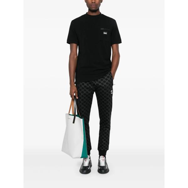 Karl Lagerfeld Logo-Plaque T-Shirt