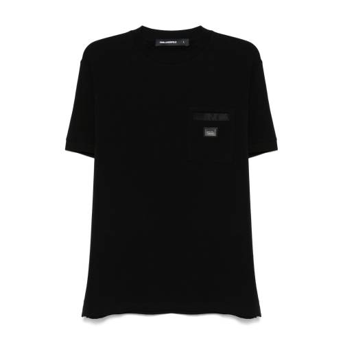 Karl Lagerfeld Logo-Plaque T-Shirt