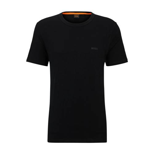 Boss Logo-Print Cotton T-Shirt