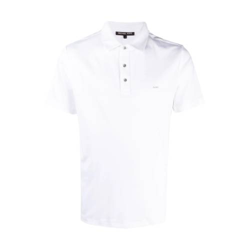 Michael Kors Embroidered-Logo Polo Shirts