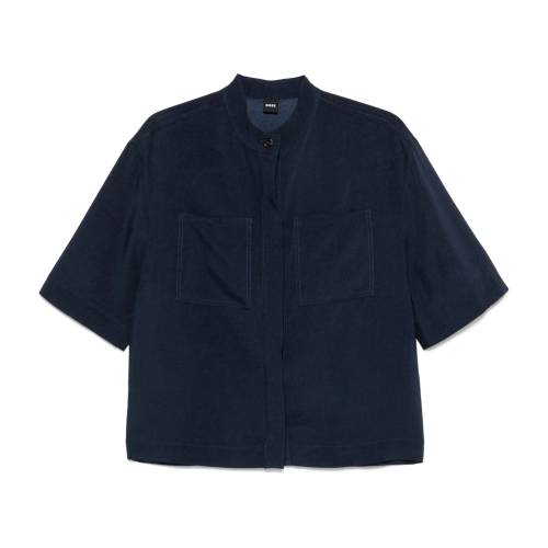 Boss Band-Collar Shirt