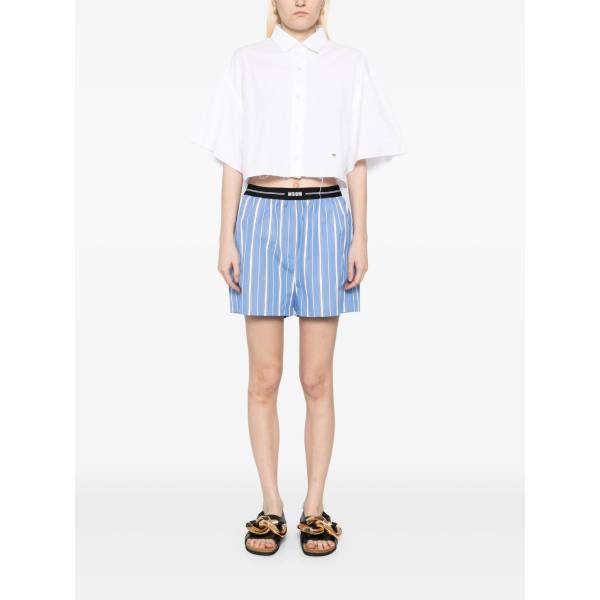 MSGM Striped Shorts