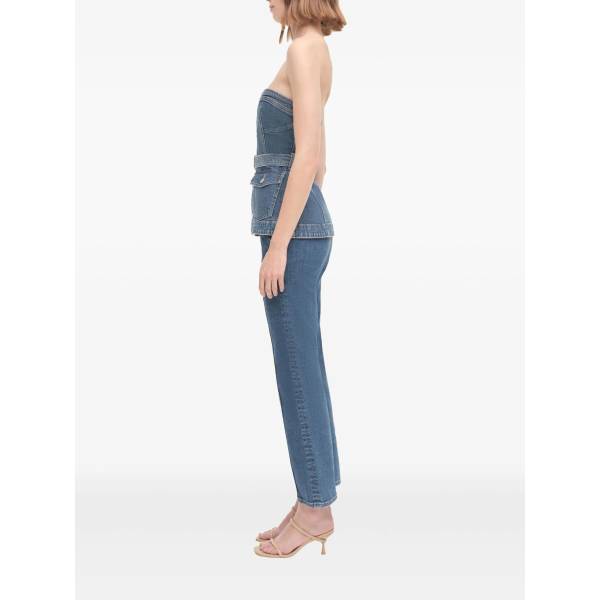 Simkhai Cyan Bustier Top