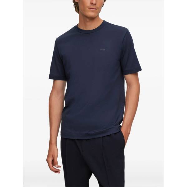 BOSS Logo-Print Cotton T-Shirt
