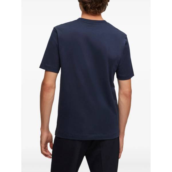 BOSS Logo-Print Cotton T-Shirt
