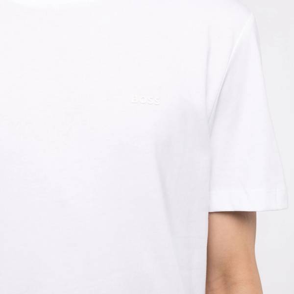 BOSS Logo-Print Cotton T-Shirt