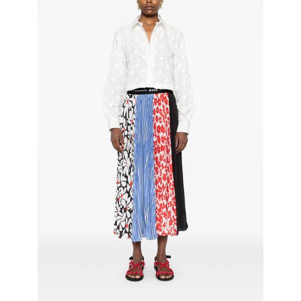 MSGM Embroidered Shirt