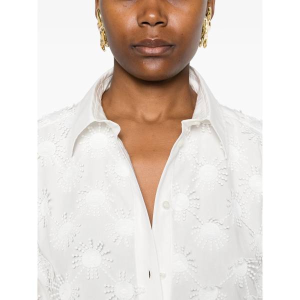 MSGM Embroidered Shirt