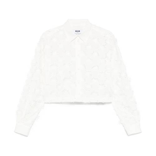 MSGM Embroidered Shirt