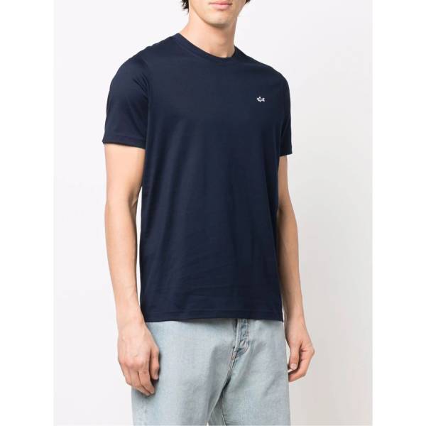 Paul & Shark Logo Patch Cotton T-Shirt | Extended Sizes