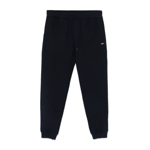 Paul & Shark Logo-Appliqué Track Trousers