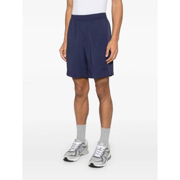 MSGM Logo-Embroidered Shorts