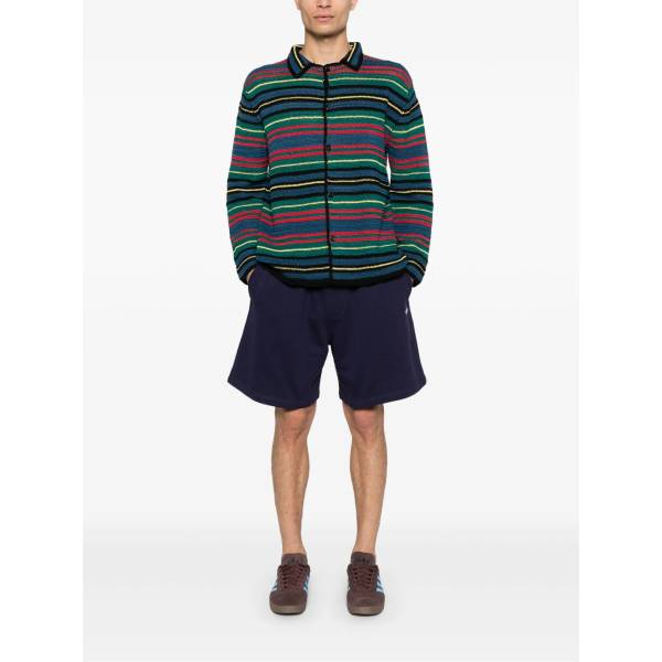 MSGM Logo-Print Shorts