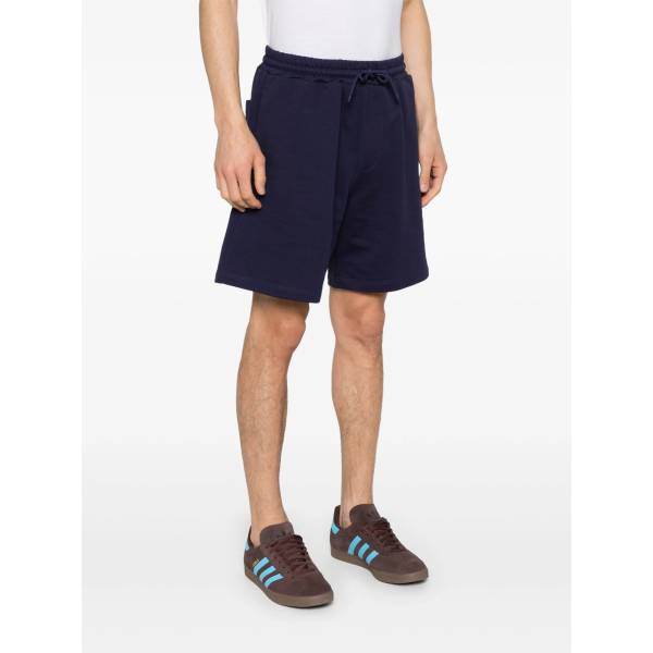 MSGM Logo-Print Shorts