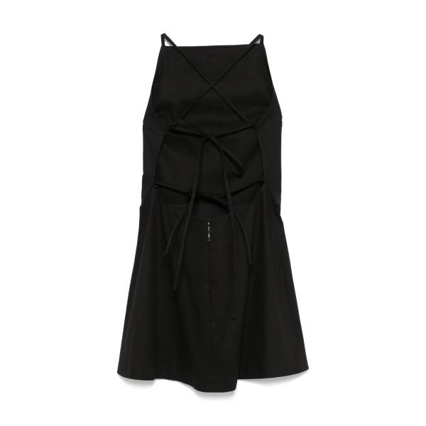 MSGM Floral-Appliqué Mini Dress
