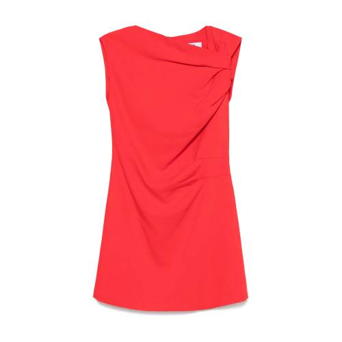 MSGM Twist-Detail Mini Dress