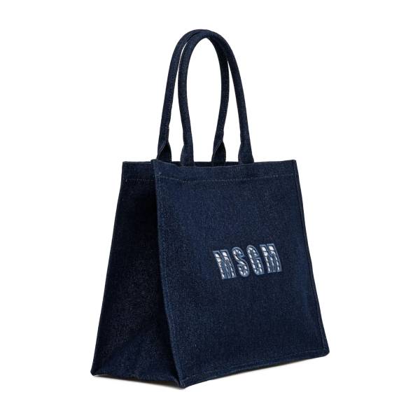 MSGM Logo-Appliqué Tote Bag