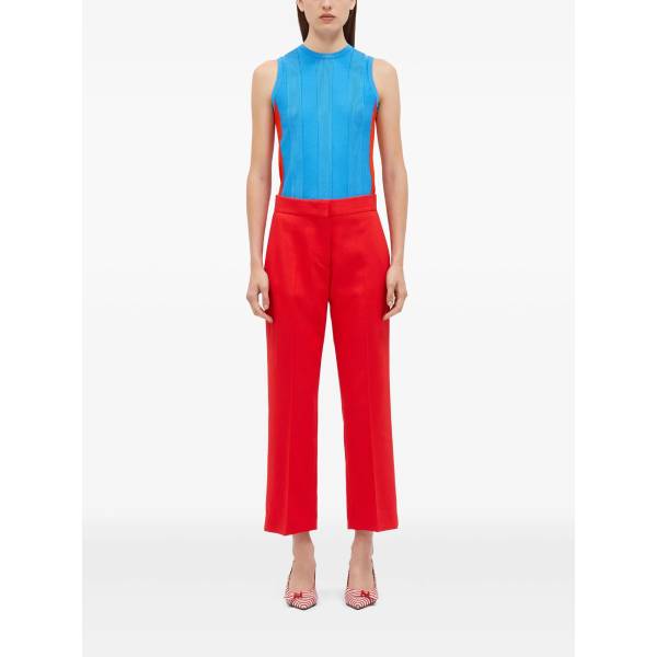 MSGM Straight Cropped Trousers