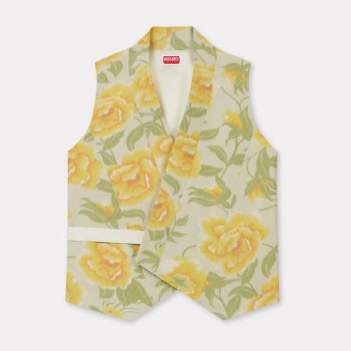 KENZO Peonies Kimono Waistcoat